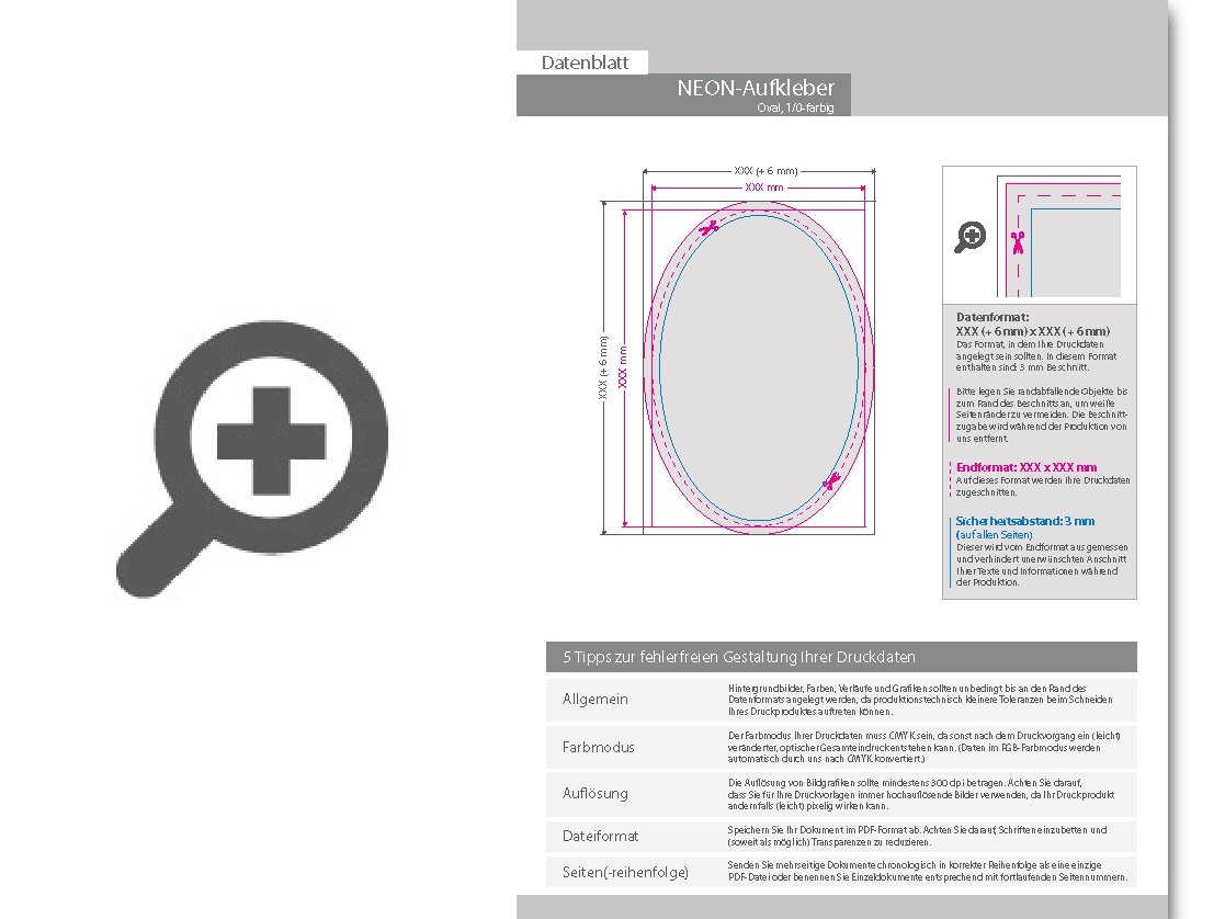 Product Bild neon-aufkleber_1_0_einfarbig_schwarz_bedruckt_oval_(oval_konturgeschnitten)